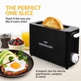 thumbnail image 3 of (3 pack) MyMini Single Slice Toaster, Black, 3 of 11