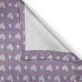 thumbnail image 5 of Ambesonne Purple Grommet Curtain, Wedding Inspired Heart, 50" x 108", Lavender and Purple, 5 of 6