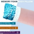 thumbnail image 2 of Body Pillow, Cooling Memory Foam Body Pillows for Adults Sleeping, Long Pillow for Bed, Big Large Firm Full Body Pillow for Side Sleeper, 2 of 11