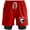 Red, variant on Malcolm Todd 2025 Tour Merch Sweatshorts Women Men Casual Short Basketball Pants Outdoor Sportwear