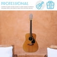 thumbnail image 3 of LIFKOME 1 Set Guitar Wall Hangers in Light Yellow Wood for Studio Use, 3 of 6