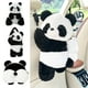 thumbnail image 1 of Caja de Pañuelos para Coche, para Colgar En El Respaldo de La Silla, con Forma de Panda de Peluche, Ideal para El Coche, La Oficina o Como Regalo para Amigos., 1 of 6