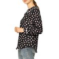 thumbnail image 4 of INSPIRE CHIC Women's Cute Ruffle Peter Pan Collar Long Sleeve Sweet Blouse Tops, 4 of 6