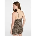thumbnail image 4 of Joyspun Women’s Dreamy Soft Collection Lace Trim Knit Cami and Shorts Set, Sizes XS-3X, 4 of 6
