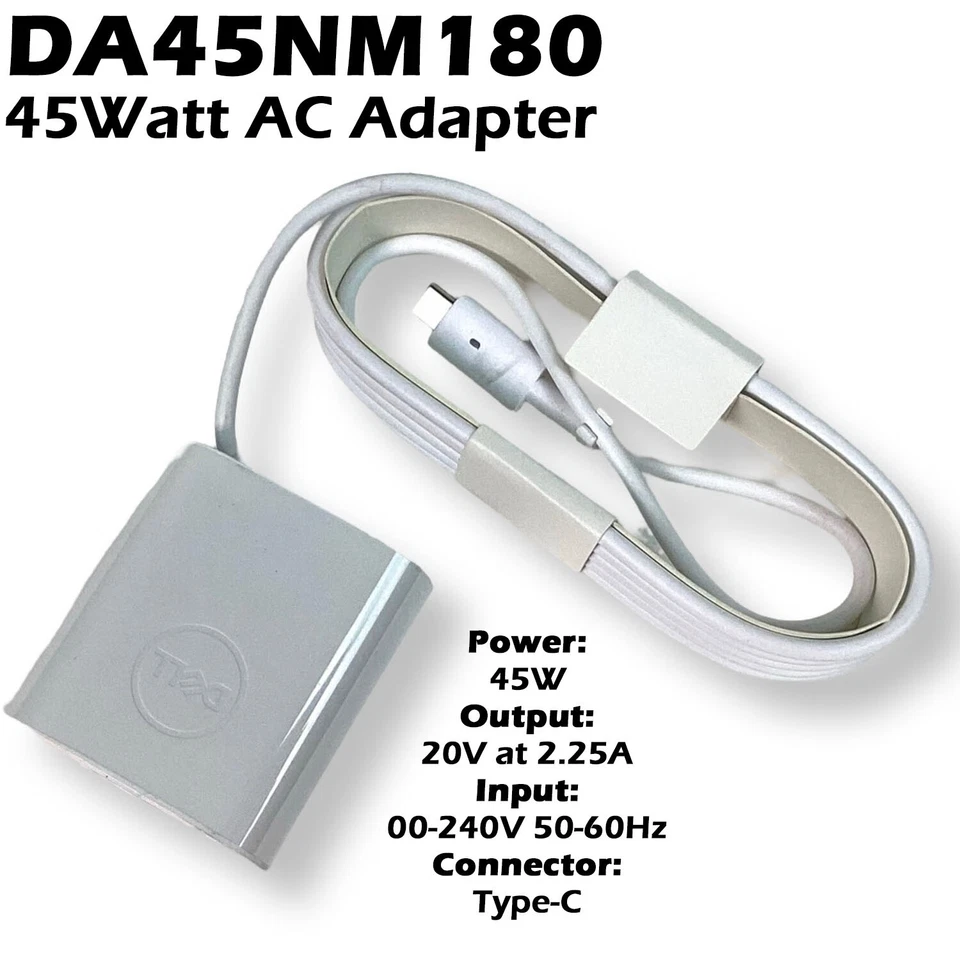 Adattatore di alimentazione USB-C DELL da 65 W con cavo da 1 m, 450-BBVC