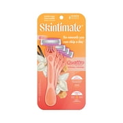 Skintimate Vanilla Sugar Disposable Razors, 4 Ct