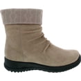 thumbnail image 2 of Women's Drew Kalm Slouch Ankle Boot Stone Microsuede 12 N, 2 of 5