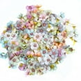 100Pcs Mini Multicolor Silk Artificial Daisy Flower Heads Flowers For