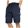 thumbnail image 2 of Youmylove Mens Hiking Cargo Shorts Casual Outdoor Athletic Shorts Trendy Travel Golf Tactical Short For Men With Pockets Comfy Fit Cargo Pants, 2 of 7