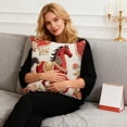 thumbnail image 4 of Yusimy 45 Inch Horse Year Red Festive Printed Pillowcase for Year Living Room Sofa Car Bed Interior Decor, 4 of 6
