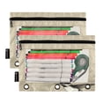thumbnail image 2 of Simple Design Bird 9.8x7.1in Water Resistant Binder Pouch, 3-Ring Compatible, Transparent Front, 2 of 6