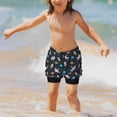 thumbnail image 7 of Cauagu Space Print Swim Trunks for Men,Youth Boys Swim Shorts Compression Liner Beach Shorts Boys' Swimming Shorts 7-20 Years Bathing Suit-X-Large, 7 of 7