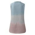 thumbnail image 4 of Babysbule Womens Tank Tops Womens Sling Shirts V-Neck Tie-Dye Print Summer Sleeveless Tank Casual Tops, 4 of 5