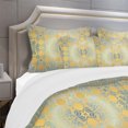 thumbnail image 4 of Designart 'Glam Flowers Decorative' Glam Duvet Cover Set, 4 of 4