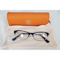 thumbnail image 2 of Tory Burch TY1065 Women's Eyeglasses Silver/Shiny Navy 50 New with box/tags, 2 of 6
