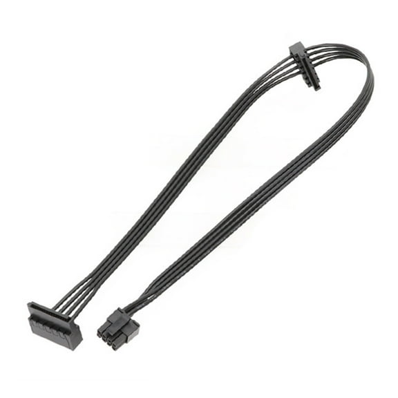 WINDLAND Small 8 Pin to SATA Power Extension Cable Sata Power Cable Extension Cable