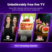 Roku Streamer- HD Roku Streaming Device for TV with Voice Remote - Free & Live TV