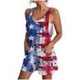 thumbnail image 2 of Prime Day Sales Today 2025!LEBONYARD Shorts for Women Plus Size,Women's Summer Comfortable Casual Suspender Printing Shorts Pocket Jumpsuit Shorts, 2 of 7