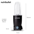 thumbnail image 2 of Licuadora Personal NutriBullet ProPlus 32 Oz de Acero Inoxidable con Cuchilla Extraíble 1200W Reacondicionada, 2 of 10