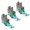 3pcs, variant on Gieenan Industrial Plastic Presser Foot for Flatbed Machines Extended Base Cloth Control Sturdy Sewing Solution