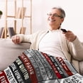 thumbnail image 2 of Grandpa Gifts, Great Gifts for Grandpa, Best Grandpa Gifts, Grandpa Birthday Gifts, Good Gifts for Grandpas, Grandpa Gifts from Grandchildren, Grandpa Christmas Throw Blanket Gifts 60"x50", 2 of 5