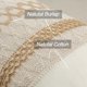 thumbnail image 5 of Fundas de almohada lumbar de 12.0 x 20.0 in para sala de estar de granja, algodón y arpillera con textura a rayas tejidas boho 2 piezas (beige y marrón), 5 of 5
