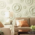thumbnail image 6 of 16 1/8"OD x 3 1/2"ID x 7/8"P Genevieve Ceiling Medallion, Two Piece (Fits Canopies up to 3 1/2"), 6 of 21
