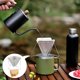 thumbnail image 5 of Soporte para gotero de café, estante de filtro de café de acero inoxidable, cafetera de taza reutilizable, colador de cono portátil ecológico con jueg Baoblaze Soporte de goteo de café, 5 of 8