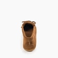 thumbnail image 4 of Minnetonka Women's Kilty Suede Hardsole Moccasin, Dusty Brown, 12 M US, 4 of 6
