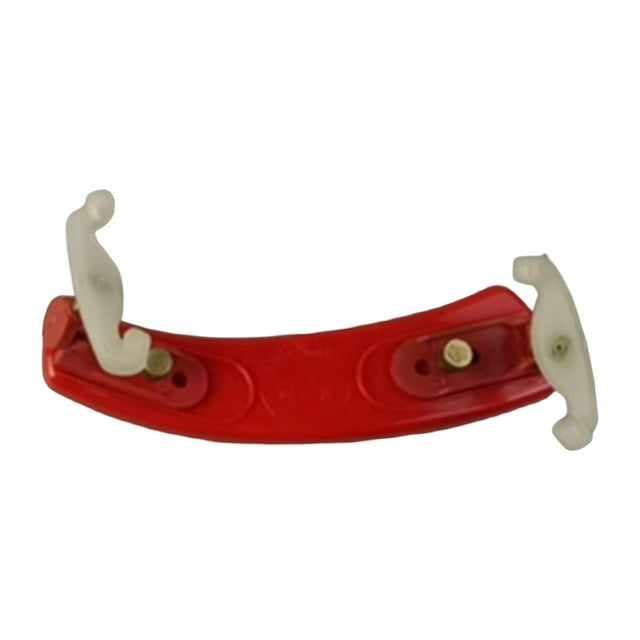 Langgg Colorful Adjustable Violin Fiddle Shoulder Rest 1-4 1-8 Pad Red Holder Red 1-4 1-8
