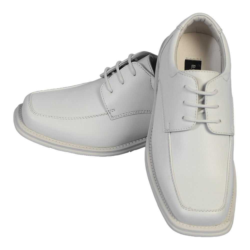 Lito Little Boys Ivory Matte Lace-Up Closure David Dress Shoes 8 Toddler