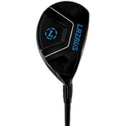 LAZRUS GOLF Premium Hybrid Golf Clubs for Men - 2,3,4,5,6,7,8,9,PW Right Hand & Left Hand Single Club, Graphite Shafts, Regular Flex (Black Right Hand, PW, RH, Black Single)