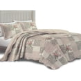 thumbnail image 1 of DORMIREAL Colcha Azucena Queen Size 3 Piezas De Color Rosa, Doble Vista, Ropa De Cama Habitación Decoración, para Todas Las Estaciones, Cómodo, Acogedor, Lavable En Casa DORMIREAL COAZQS, 1 of 9
