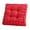 Red, variant on Square Floor Pillow Cushion, 16x16 Inch Corduroy Seat Cushion for Meditation, Decorative Chair Pad for Indoor Outdoor Use, Comfy Pillow for Dining Room, Kitchen, Office, and Living Room