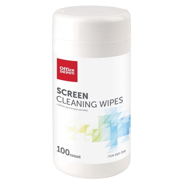 Office Depot® Brand ScreenCleaning Wipes, Pack Of 100