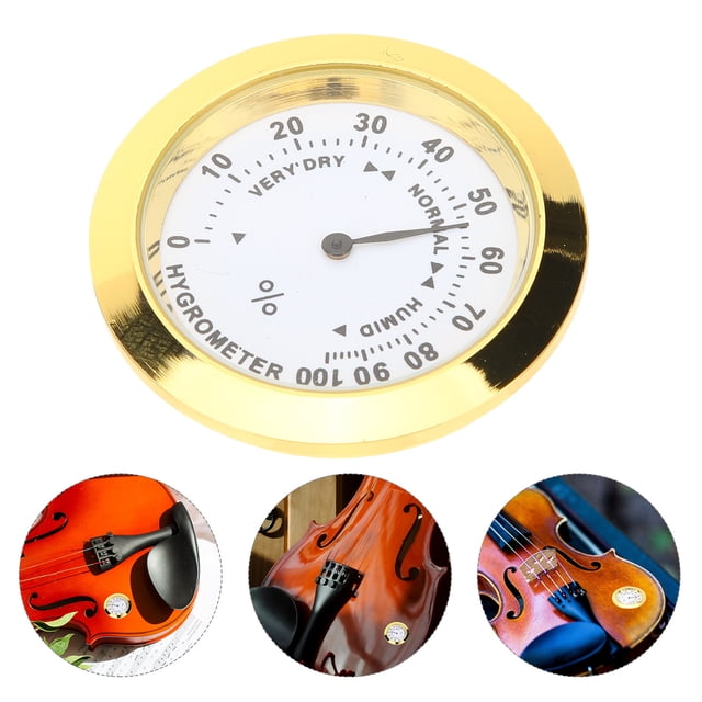 OULII Hygromètre Rond pour Instrument en Alliage, Lot de 1