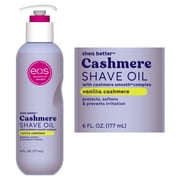 eos Cashmere Shave Oil for Smooth Skin - Vanilla Cashmere - 6 fl oz