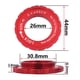 thumbnail image 3 of 4Uds. Anillo De Bloqueo De Disco De Eje De Barril, Accesorios De Ciclismo De Cubo De Liberación Rápida, Rojo, 3 of 4