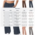 thumbnail image 3 of CQONEPT Womens Wide Leg Sweatpants High Waisted Baggy Lounge Pants Drawstring Athletic Flared Joggers Gray S, 3 of 5