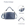 thumbnail image 4 of Bolso pequeño de lujo de cuero genuino bandolera con asa superior bolsos de hombro para mujer, 4 of 5