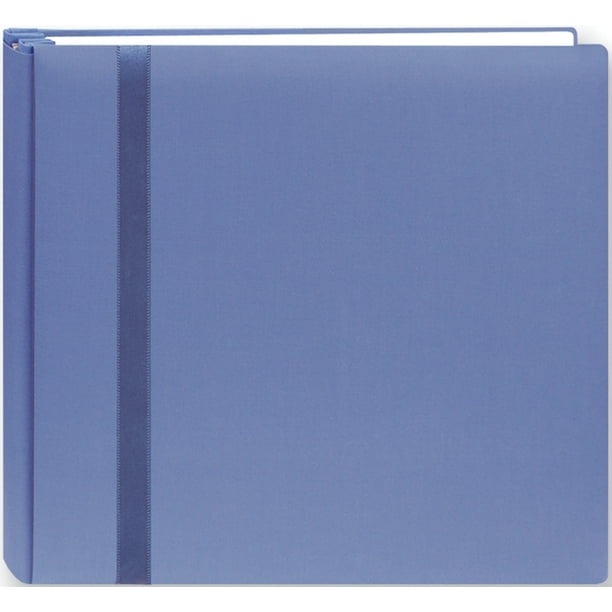 Tissu à Chargement Instantané avec Album de Rubans 8"X8"-Bleu