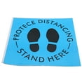 thumbnail image 2 of Distance Floor Decal,5pcs / Bag Distance Safety Distance Sticker Warning Floor Sticker High Capacity, 2 of 10