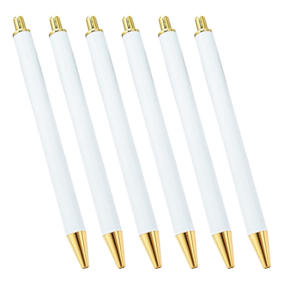 SIEYIO 6Pcs 1.0MM Tip Ballpoint Pen Office Signing Pen Retractable Ballpoint Pen