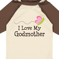 thumbnail image 4 of Inktastic I Love My Godmother Girls Long Sleeve Baby Bodysuit, 4 of 5