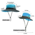 thumbnail image 3 of Women's Summer Sun Bucket Hats, UV Protection Beach Hats Foldable Mesh Fishing Cap for Women, 3 of 8