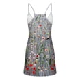 thumbnail image 5 of Midsumdr Summer Dresses for Women 2025 Casual Round Neck Sleeveless Suspender Pullover Dress Floral Printed A-Line Beach Mini Dress with Pockets, 5 of 5