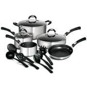 Tramontina 14-Piece Brushed Aluminum Non-Stick Cookware Set