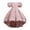 Pink, variant on Flower Printed Girls Dress Train Style Mesh Gown Party Dresses For Girls Wedding Show Piano Play Outfit Fashion Gown Formal Wear For Children Soft Breathable
