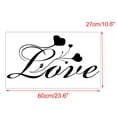 thumbnail image 2 of Uxcell Love Pattern Removable Peel and Stick Wall Decals Sticker Decor Home Hallway Bedroom, 2 of 7