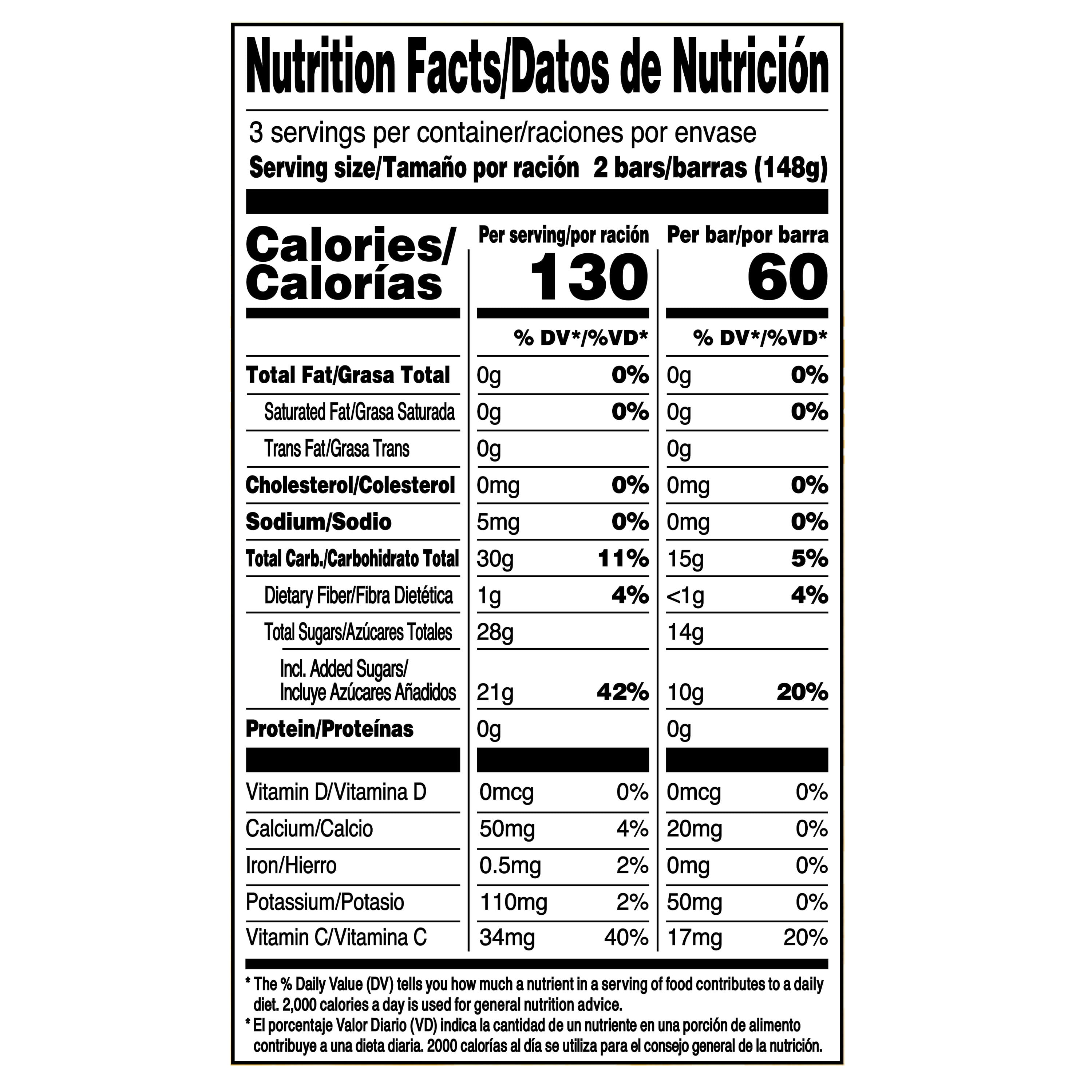 Great Value Mango Fruit Bars, 15 fl oz, 6 Pack (Frozen)